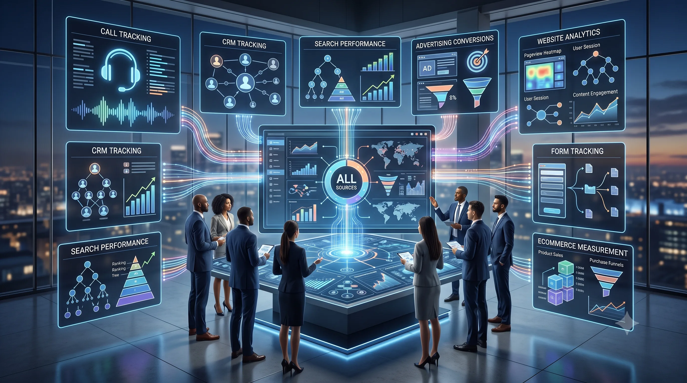 Marketing analytics and tracking setup