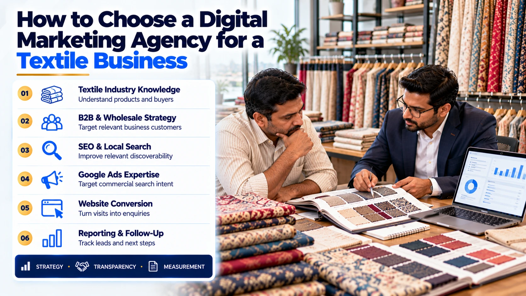 Digital Marketing for Textile Businesses in Ahmedabad