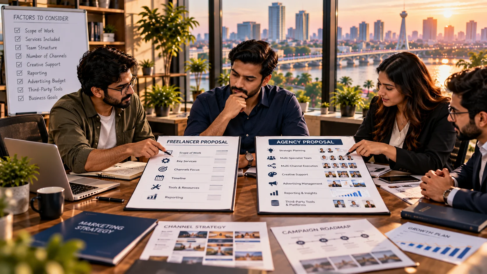 Marketing Agency vs Freelancer in Ahmedabad
