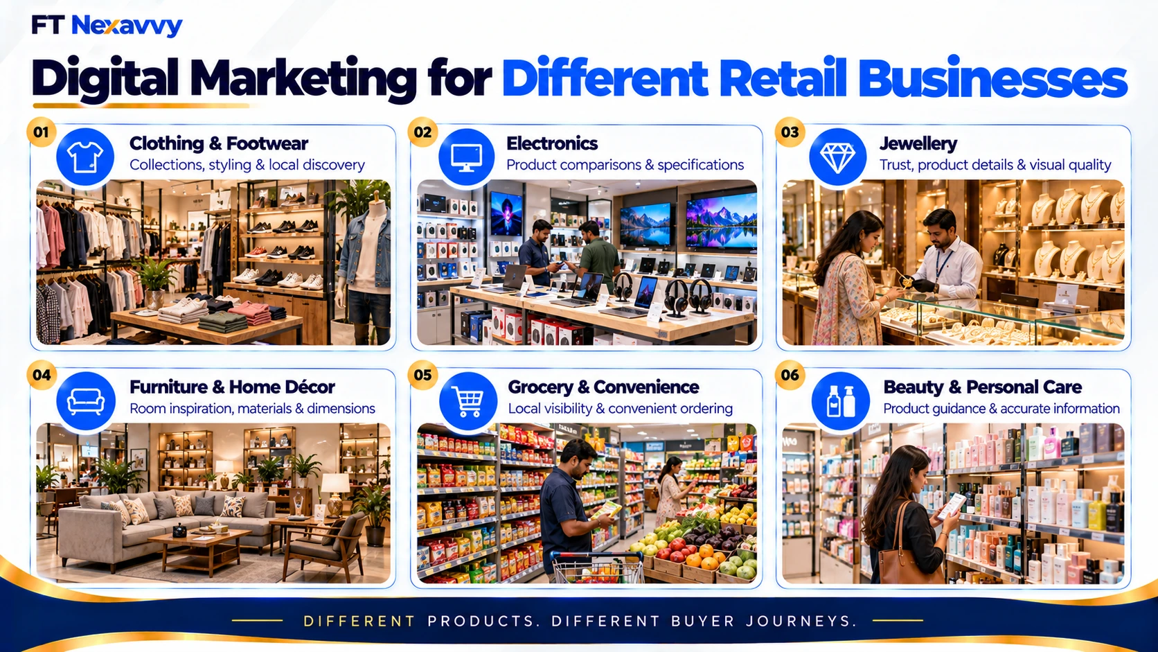 Digital Marketing for Different Retail Businesses