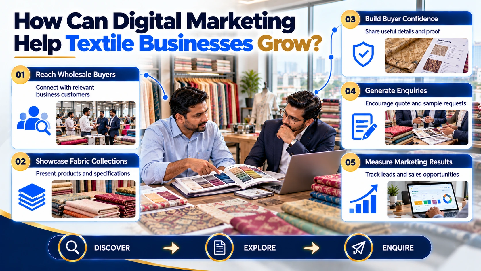 Digital Marketing for Textile Businesses in Ahmedabad
