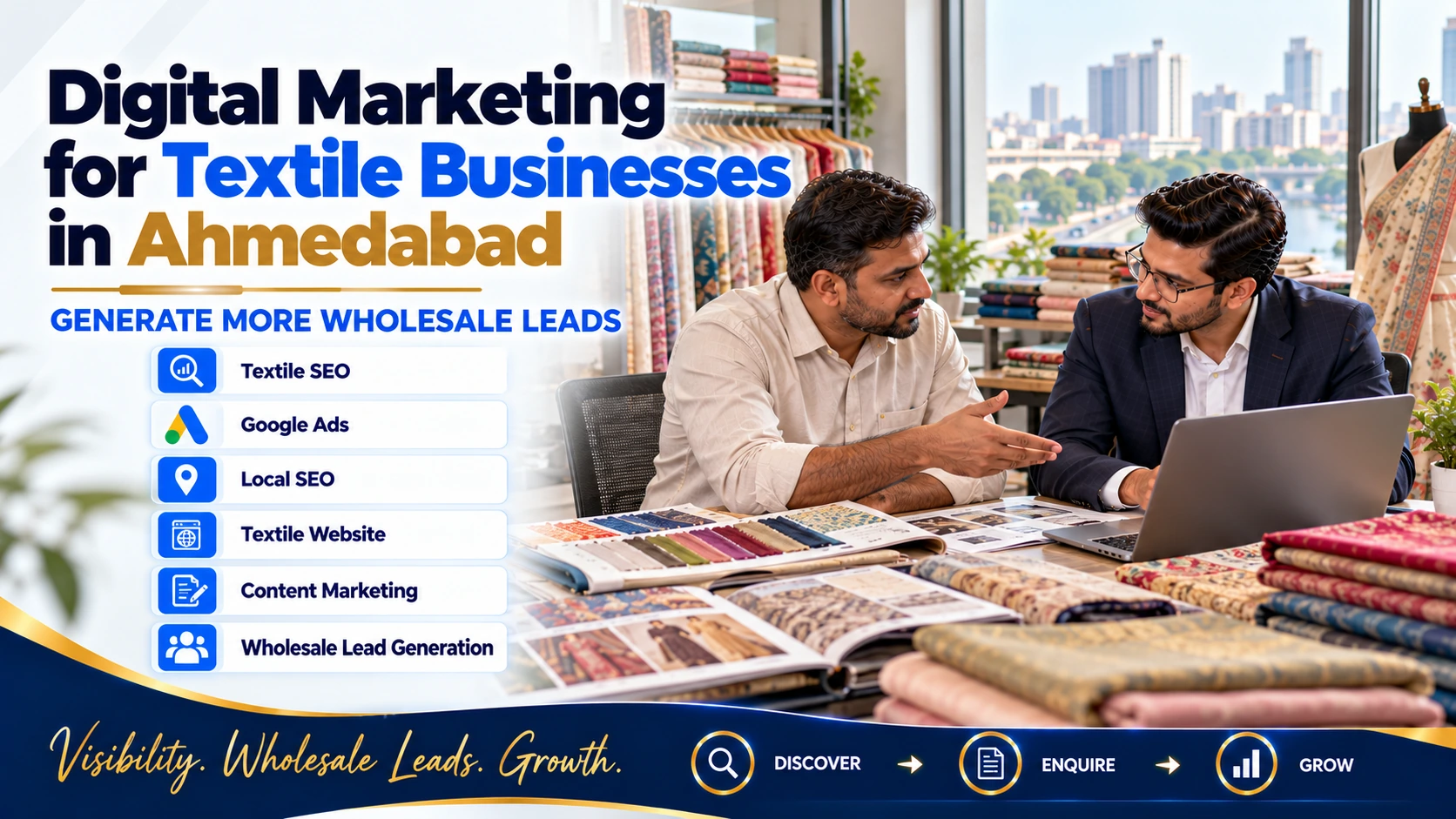 Digital Marketing for Textile Businesses in Ahmedabad